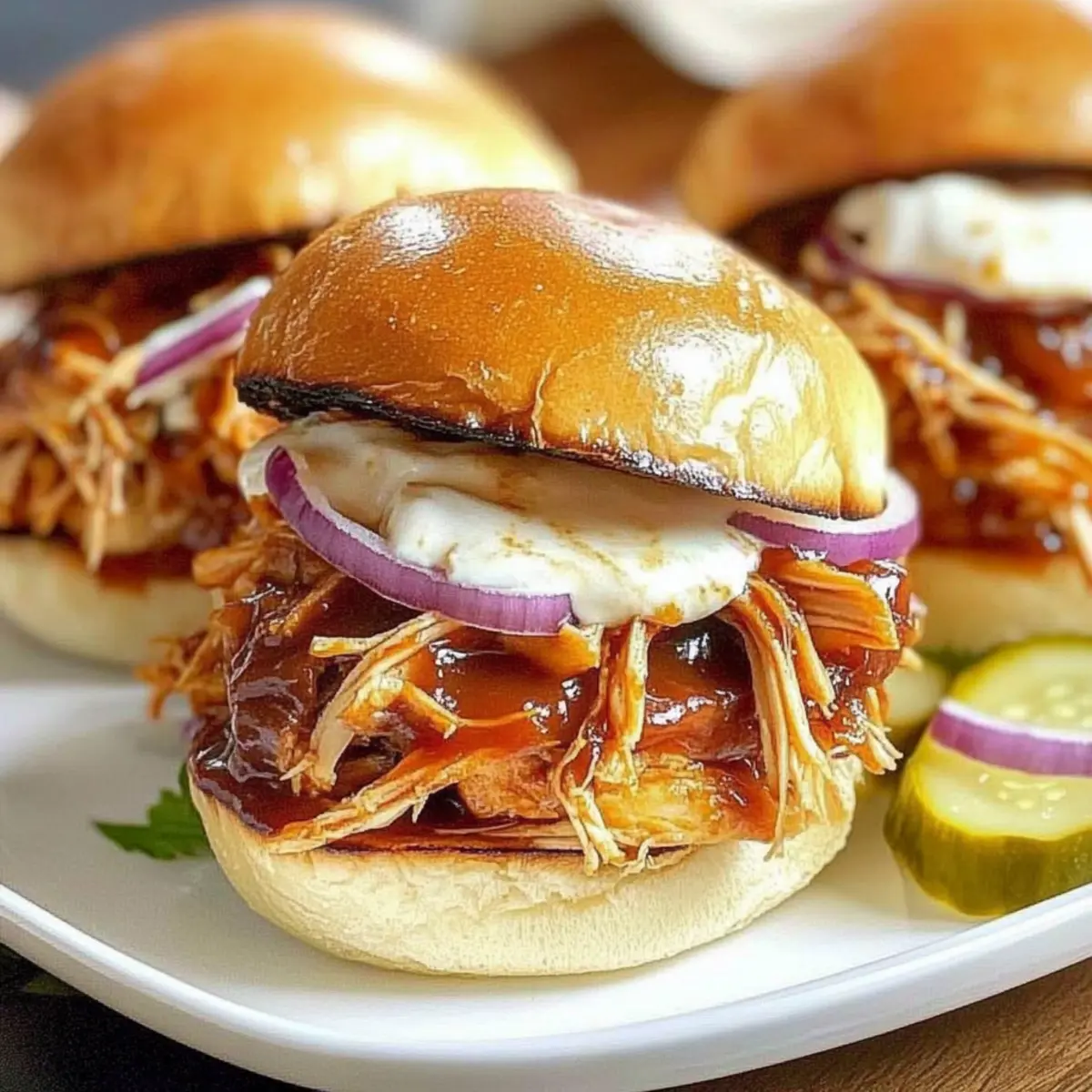 Savory BBQ Chicken Sliders for Your Next Flavorful Feast