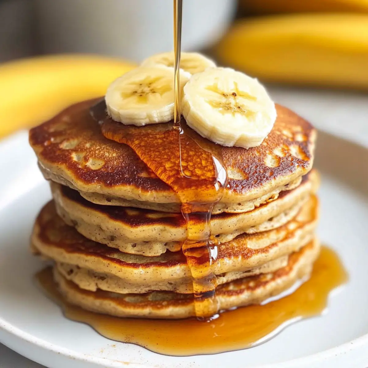 Fluffy Banana Oatmeal Pancakes for a Wholesome Breakfast