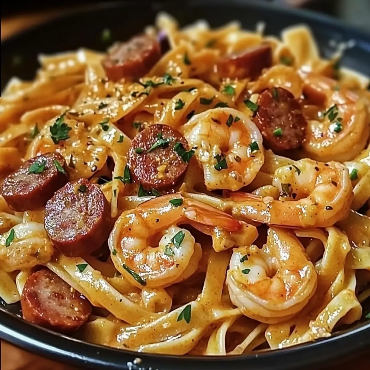 Cajun Pasta with Shrimp and Spicy Sausage for Quick Comfort