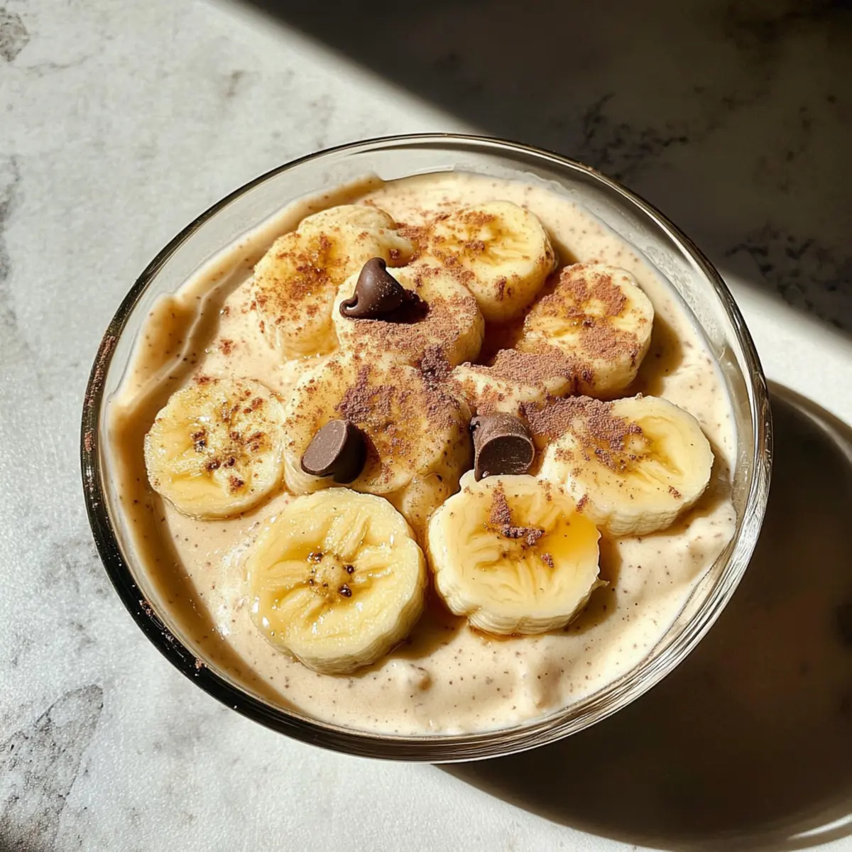Creamy Cottage Cheese Banana Pudding That's Guilt-Free Delight