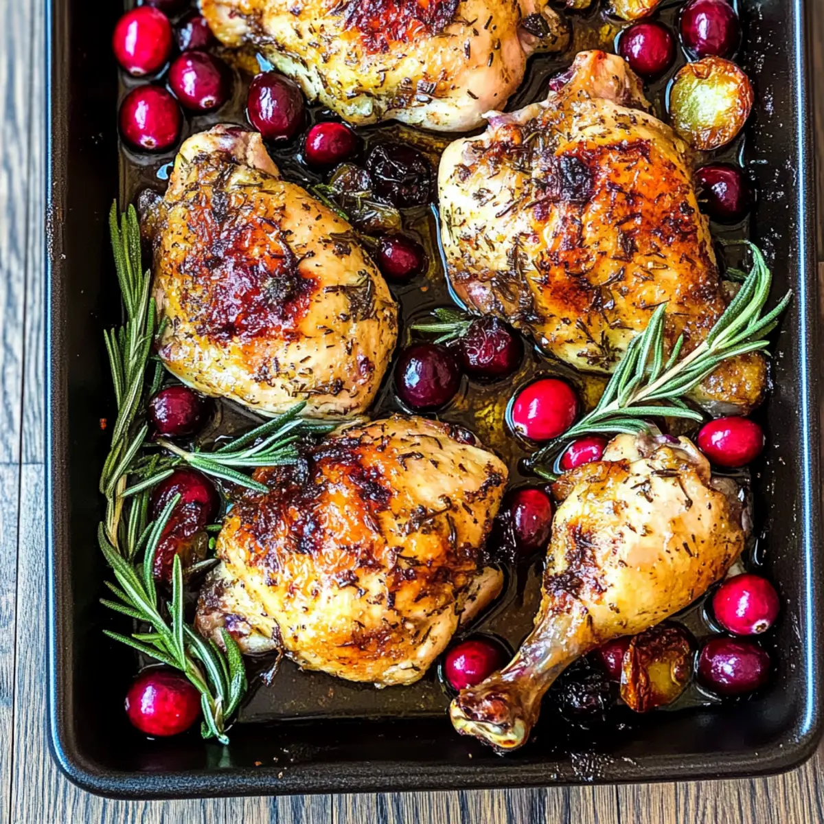 Savory Cranberry Chicken: Your Quick Holiday Showstopper