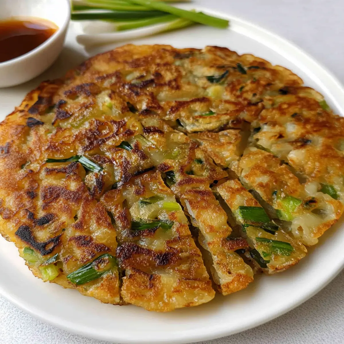 Crispy Korean Scallion Pancake Recipe for Quick Satisfaction