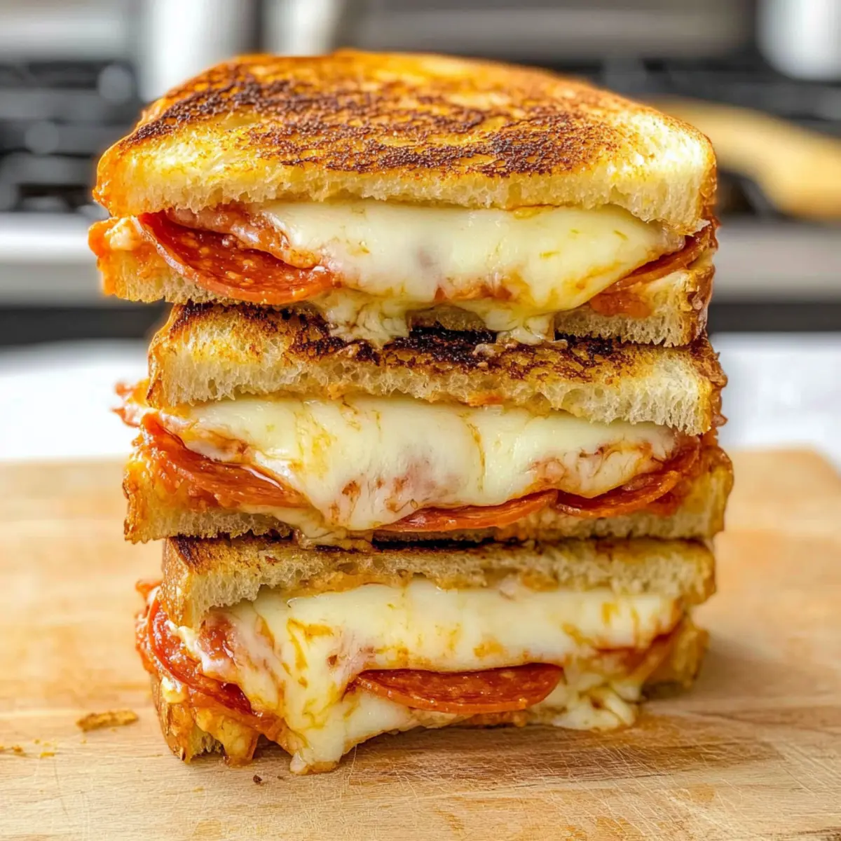 Irresistibly Cheesy Pizza Grilled Cheese You’ll Love