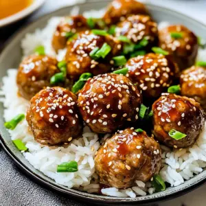 Teriyaki Turkey Meatballs