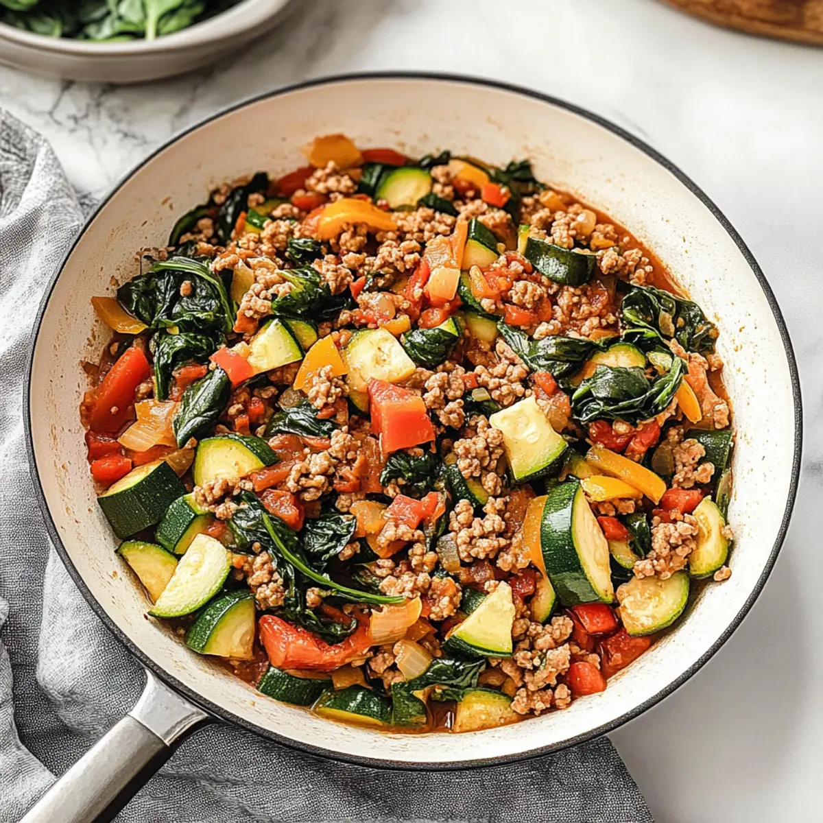 Easy Ground Turkey and Zucchini Skillet for Busy Weeknights