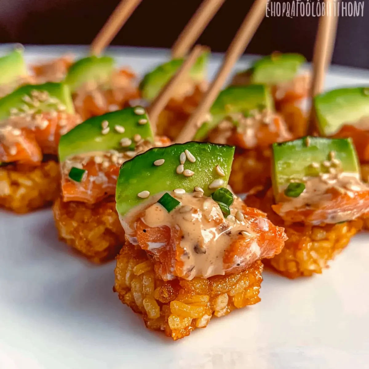 Salmon Crispy Rice: A Flavor-Packed Appetizer Delight