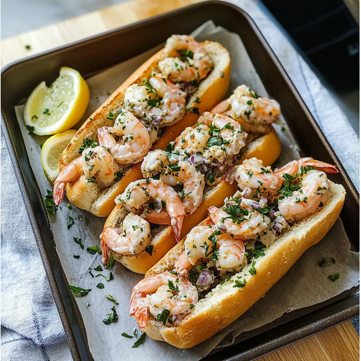 Irresistible East Coast Shrimp Rolls with Herb-Packed Flavor