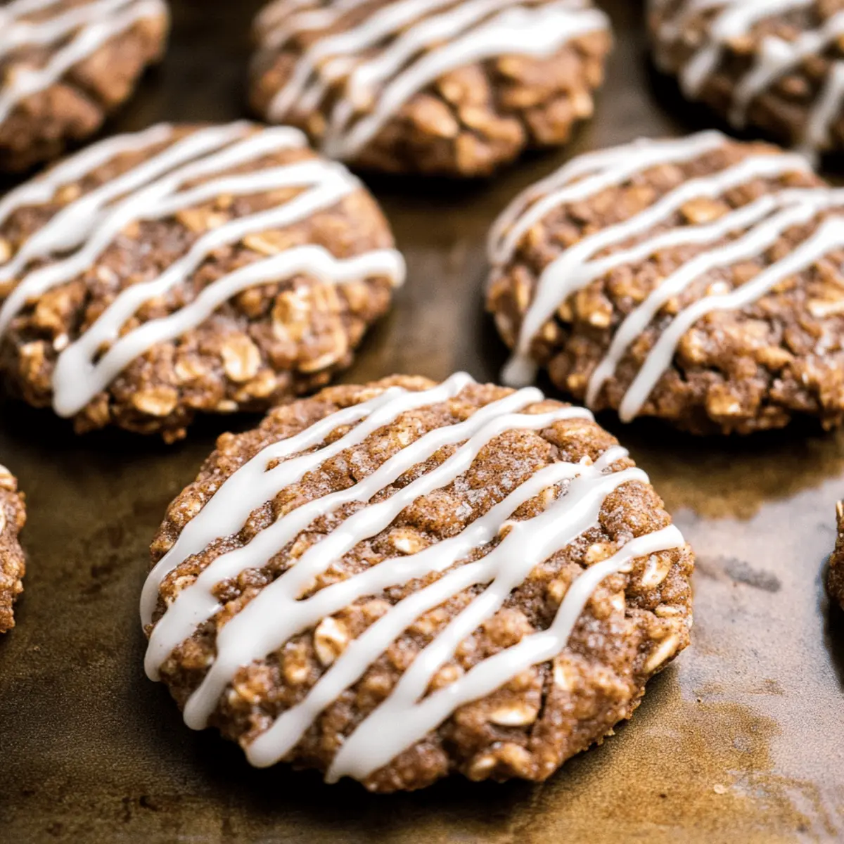 Cinnamon Roll Oatmeal Cookies for Guilt-Free Indulgence