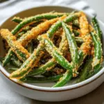 Parmesan Air Fryer Green Beans