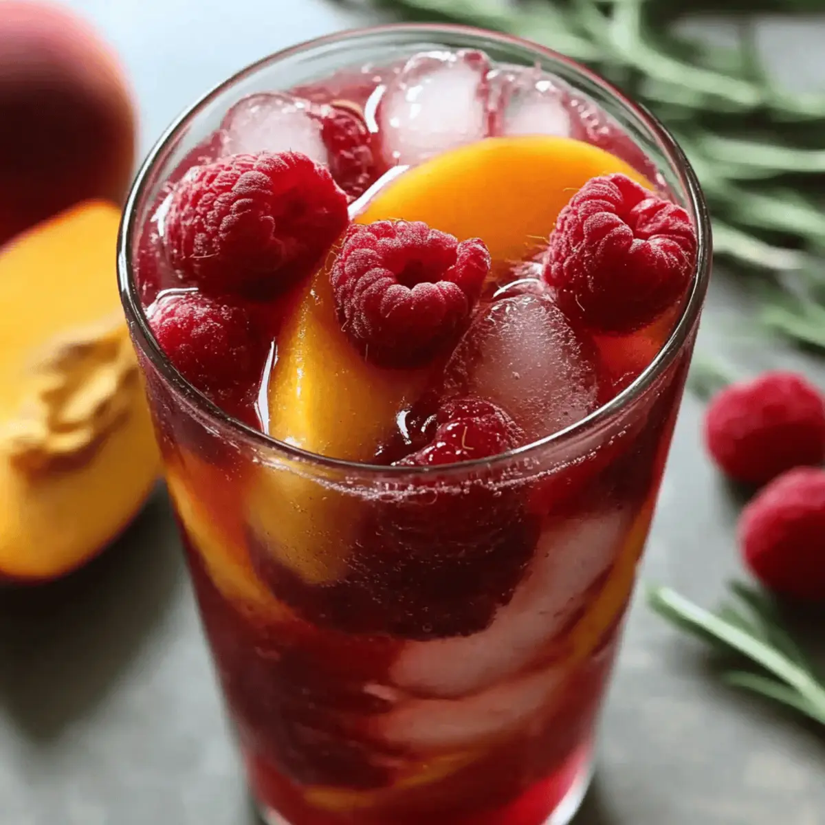 Raspberry Iced Tea: Refreshingly Sweet Summer Sipper