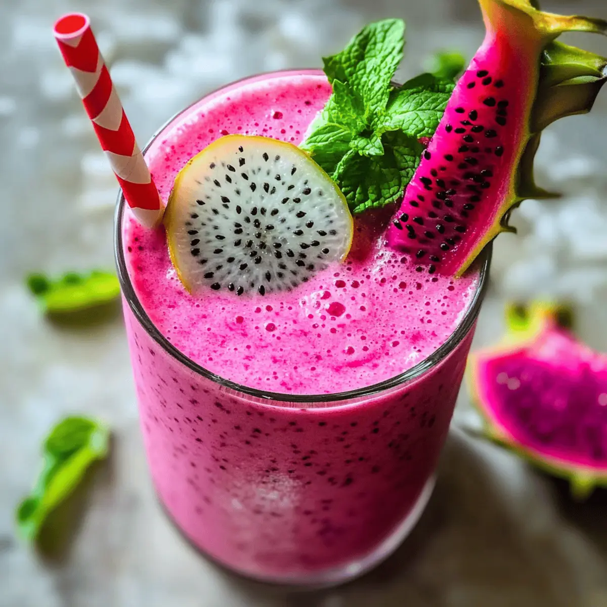 Delicious Dragon Fruit Smoothie for a Refreshing Boost