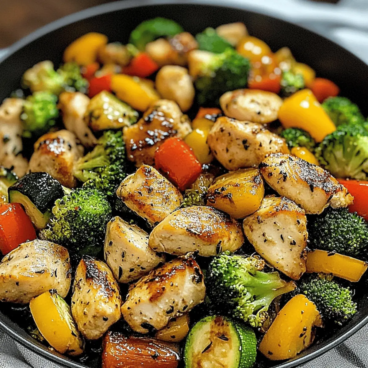 Sizzling Chicken and Vegetables Skillet for Quick Dinners