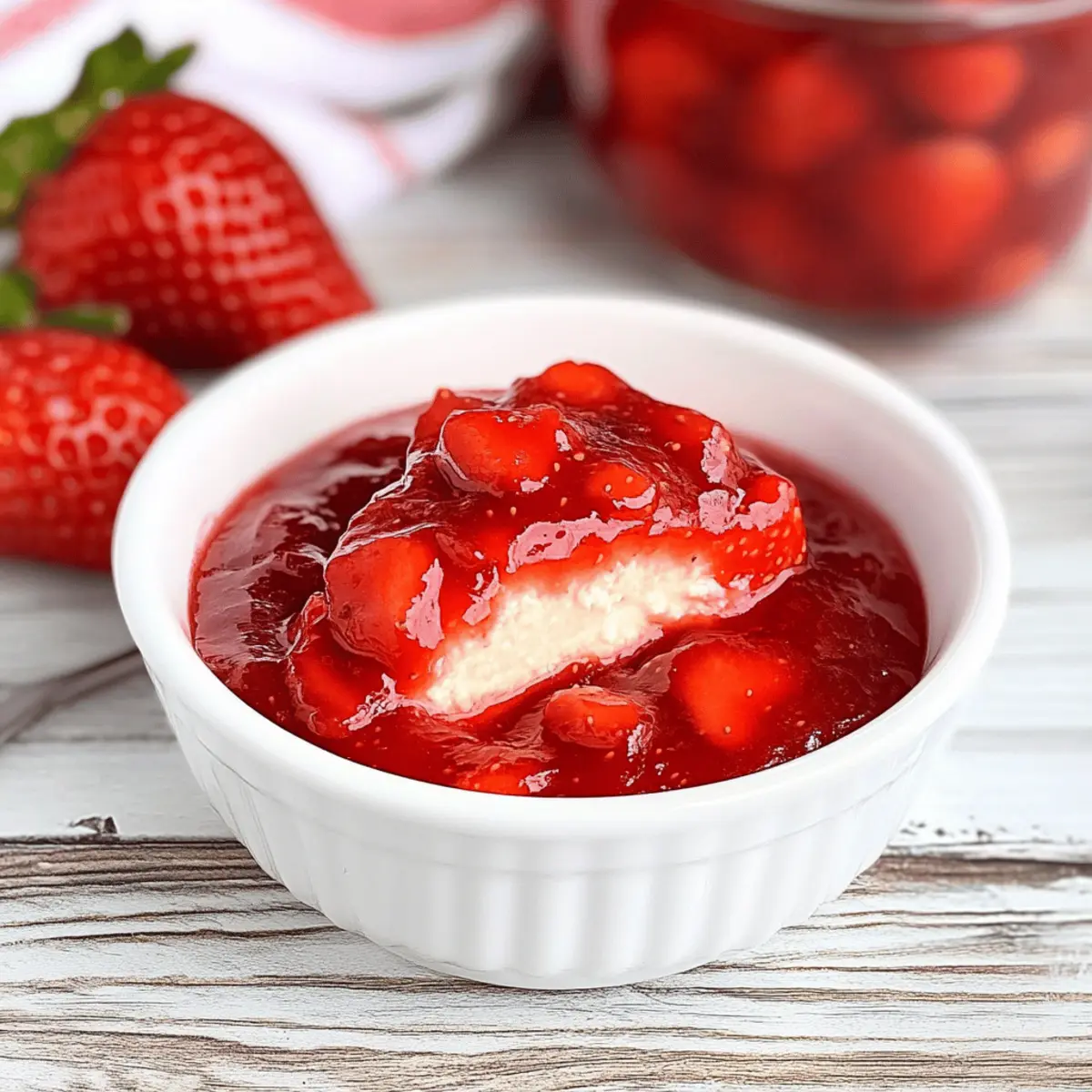 Delicious Strawberry Topping for Cheesecake in Just 20 Minutes