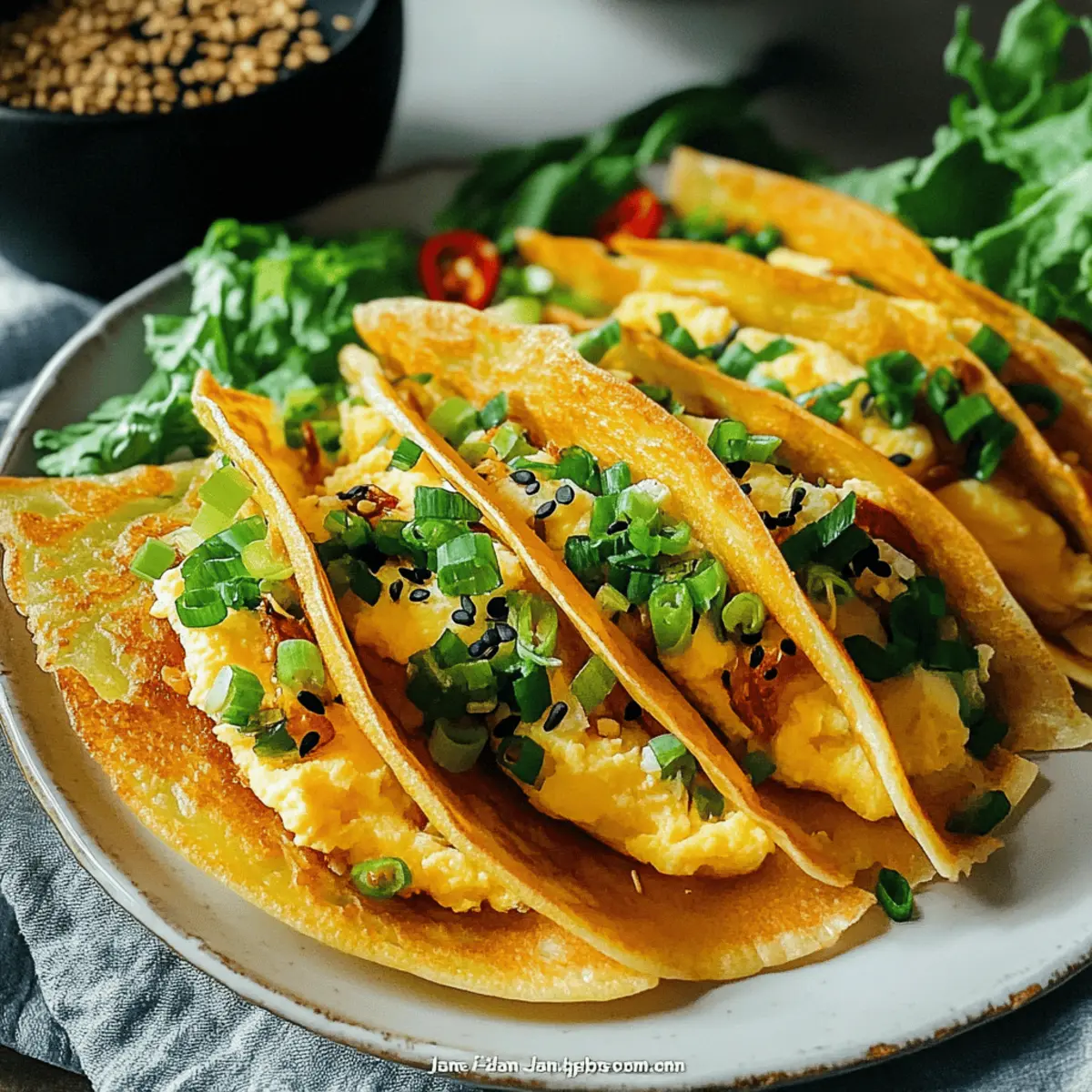 Irresistible Chinese Breakfast Pancake: Fluffy & Flavorful