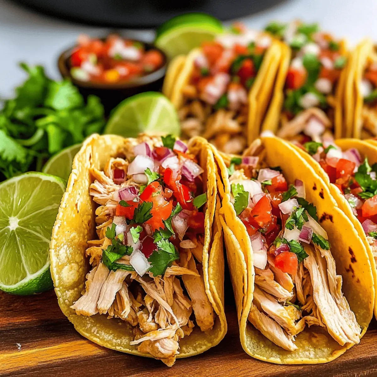 Crockpot Chicken Tacos: Effortless Flavor in Every Bite