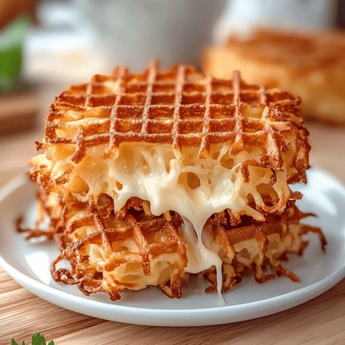 Crispy Healthy Hashbrown Chaffle for a Guilt-Free Breakfast
