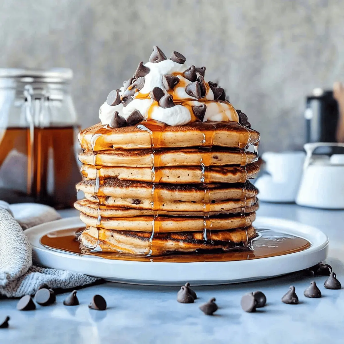 Fluffy Chocolate Chip Pancakes for the Perfect Breakfast Delight