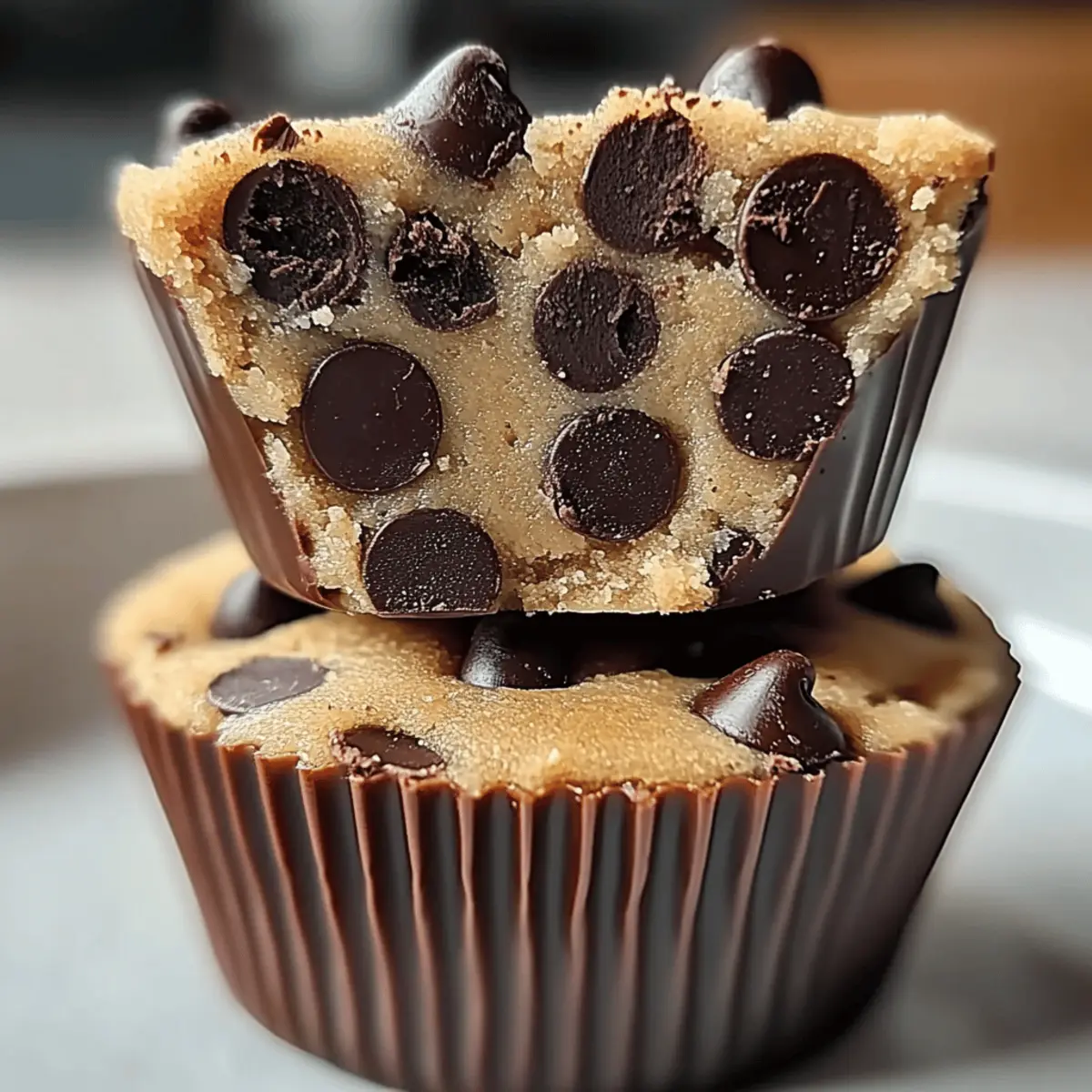 Chocolate Chip Cookie Dough Cups for Sweet Nostalgia