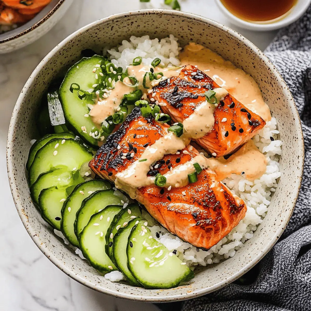 Baked Salmon Sushi Bowl That's Healthy and Hassle-Free
