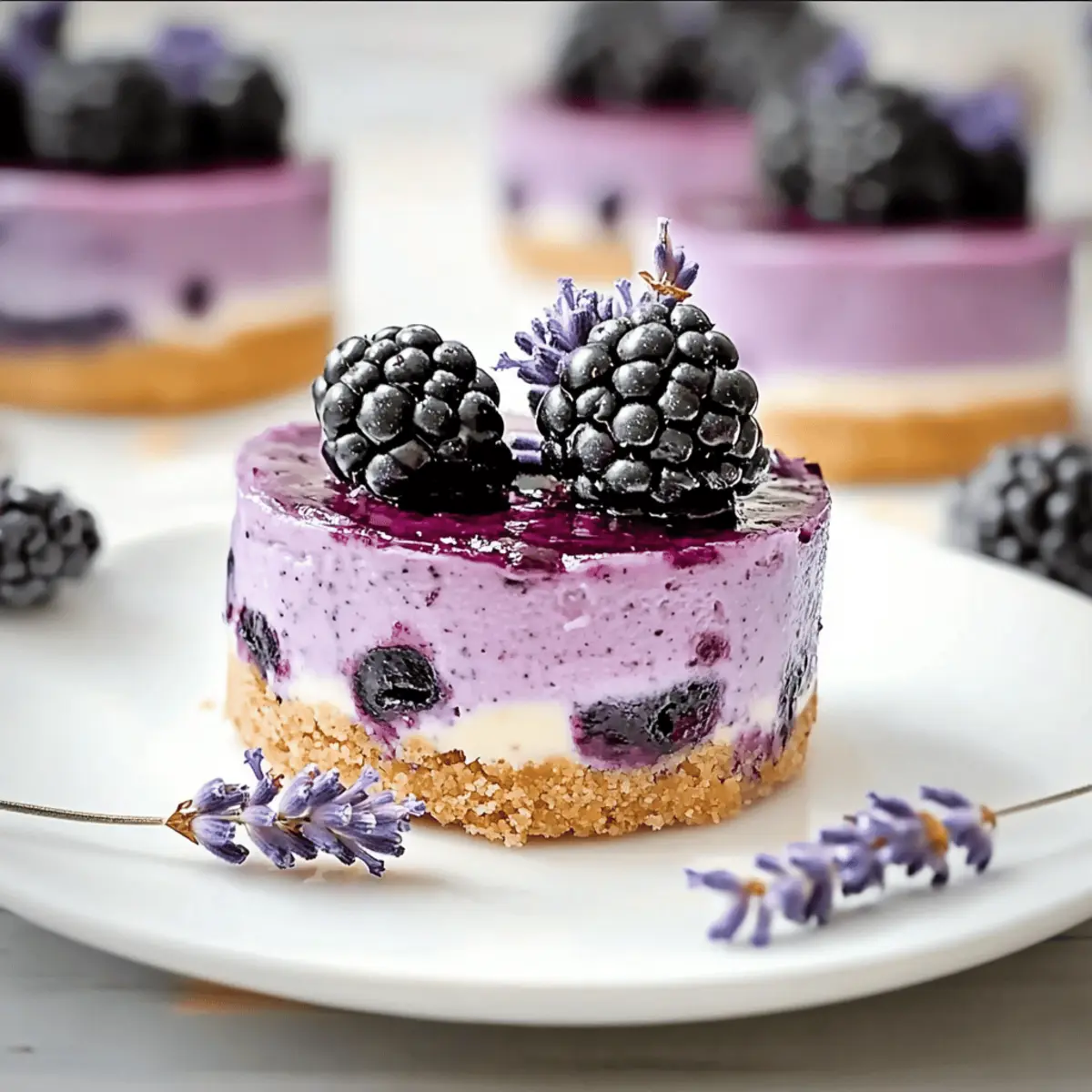 Decadent Blackberry Lavender Cheesecakes You’ll Love