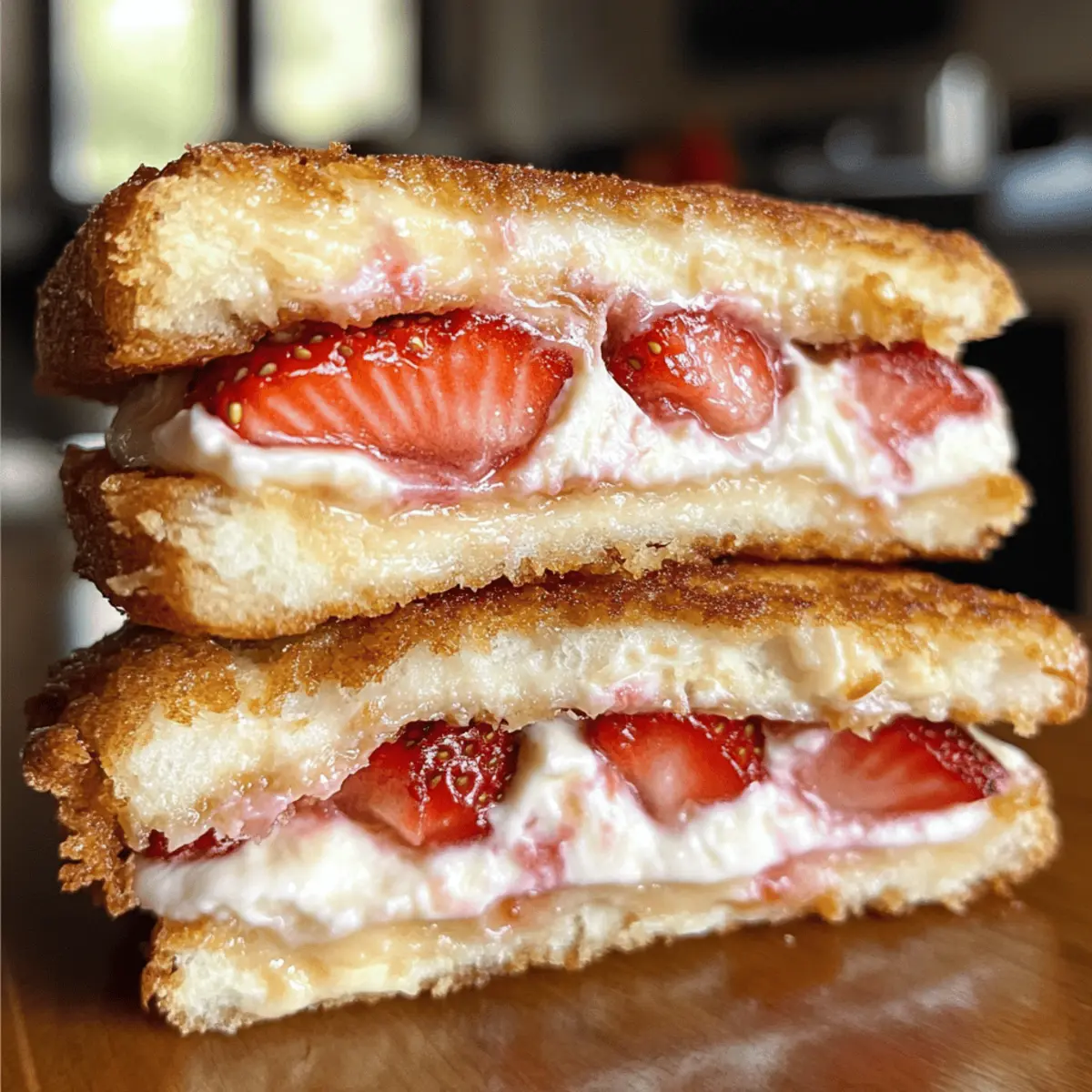 Fried Strawberry Cheesecake Sandwiches That Wow Your Taste Buds