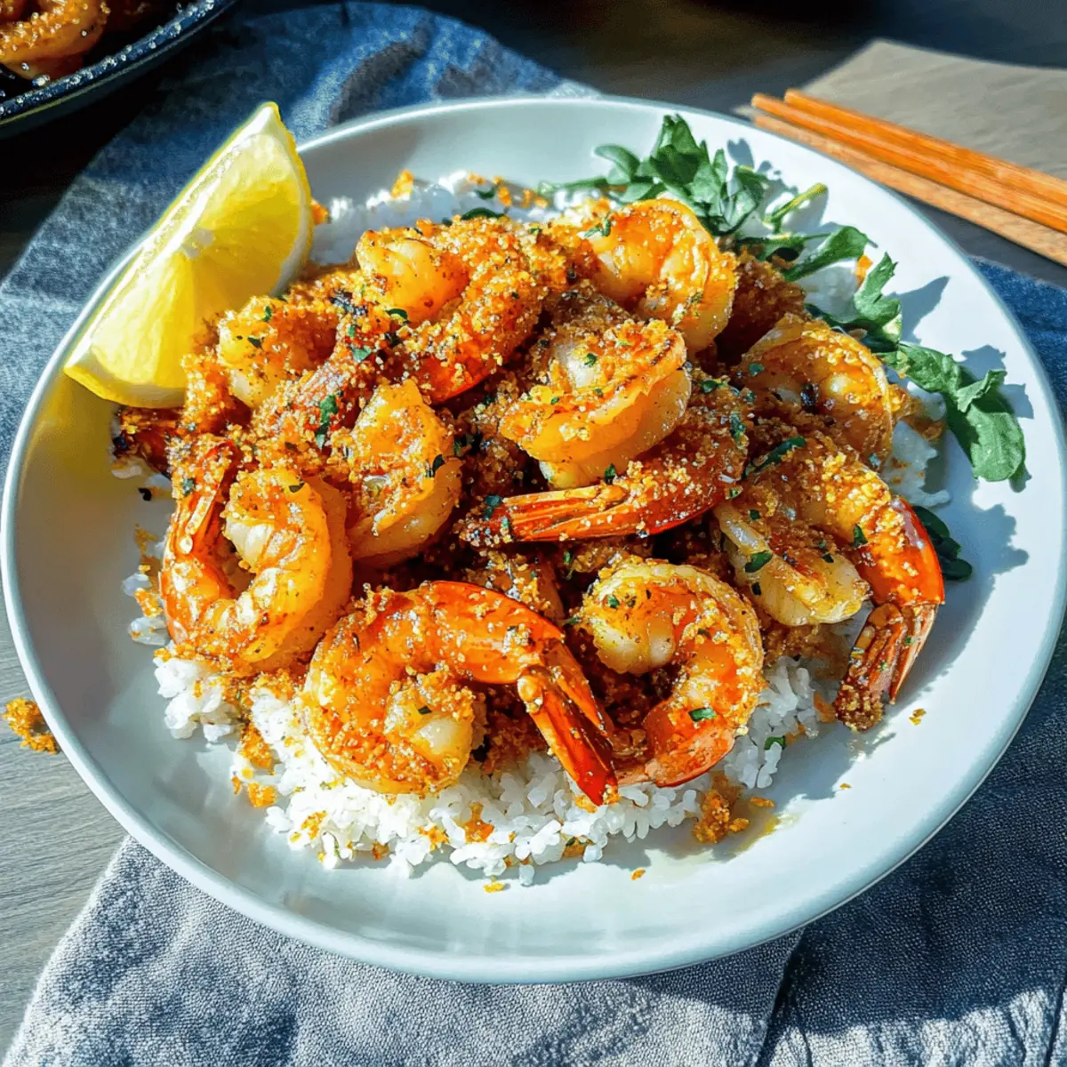 Savory Hawaiian Garlic Shrimp: Quick Crispy Delight