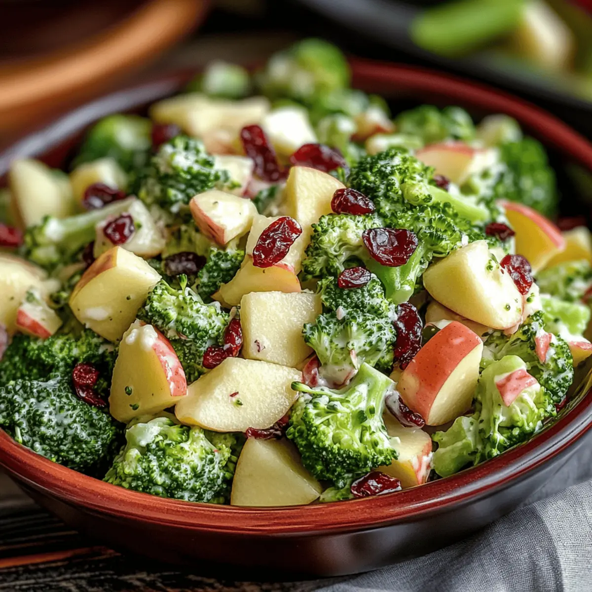 Crunchy Honeycrisp Apple Broccoli Salad for a Fresh Twist