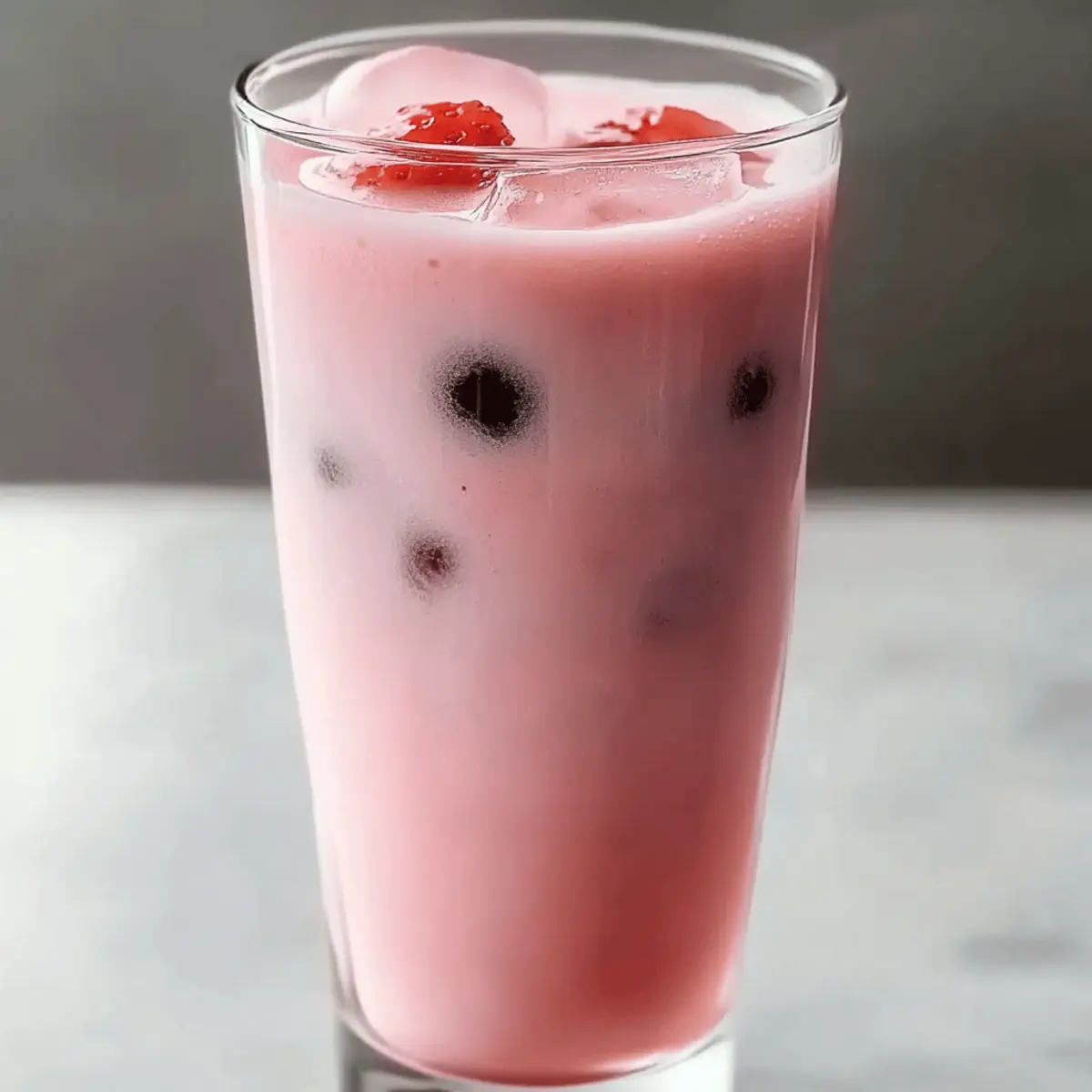 Homemade Strawberry Milk Tea That Bursts with Fresh Flavor