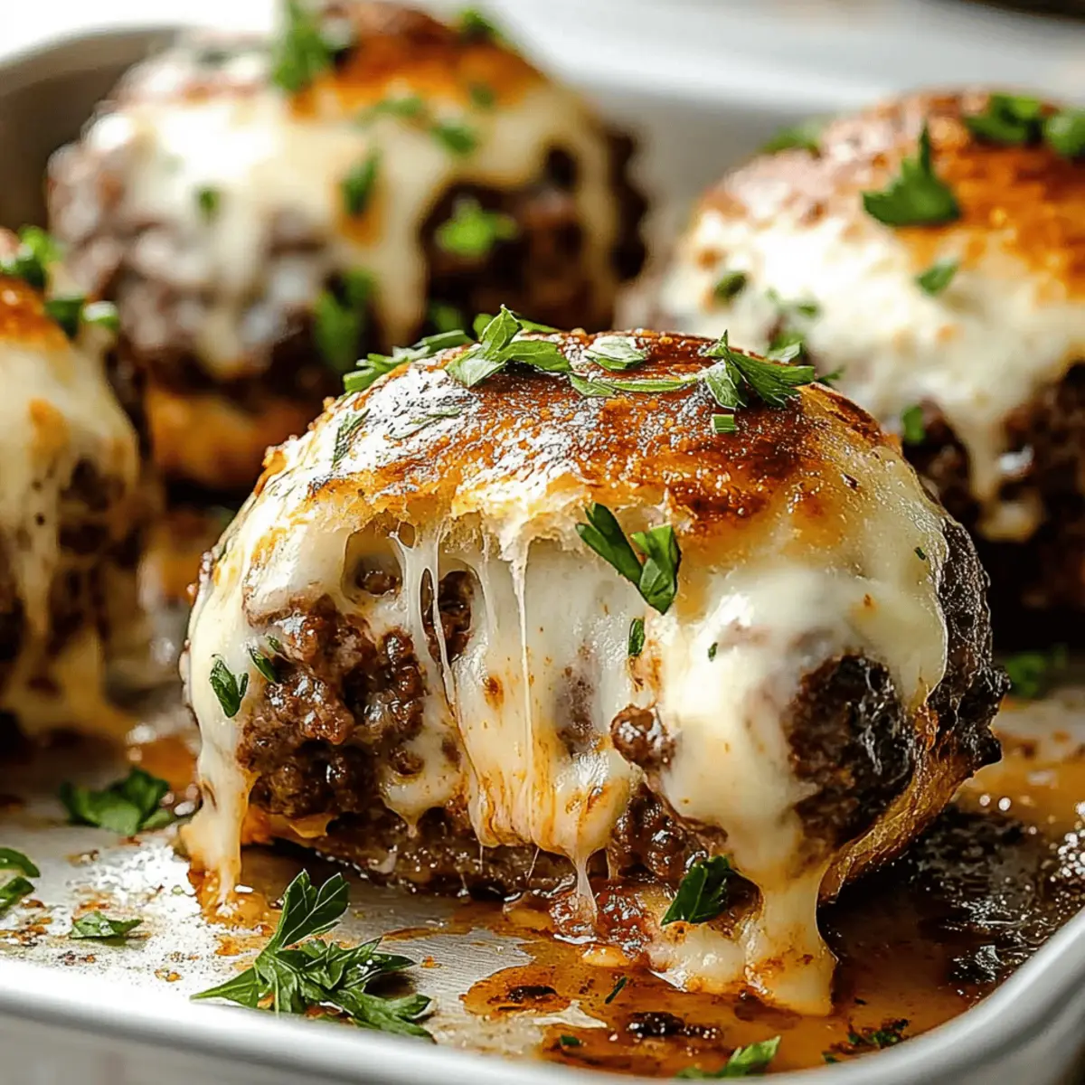 Garlic Parmesan Cheeseburger Bombs for Family Fun Nights