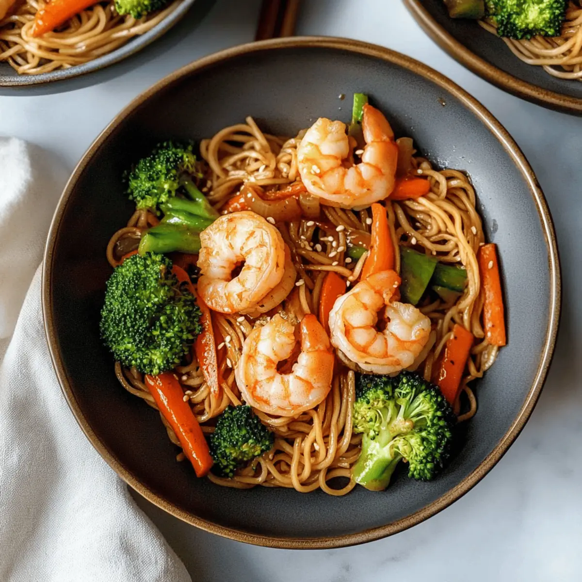 Savor the Magic of Quick Shrimp Noodle Stir Fry at Home