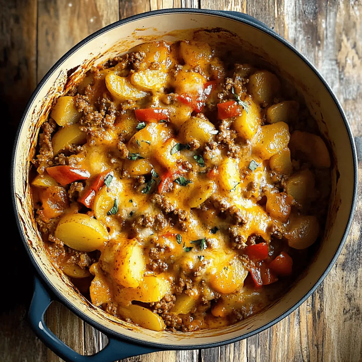 Cheesy One Pot Beef and Potatoes: Comfort Food in 30 Minutes