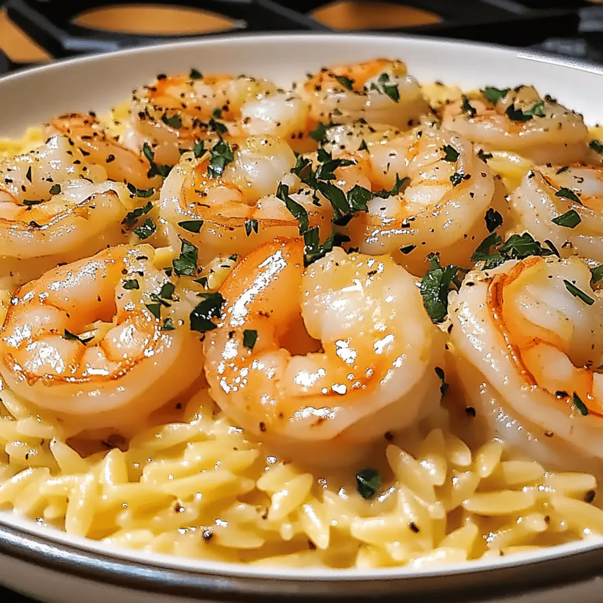 One Pan Parmesan Orzo with Shrimp for Effortless Weeknight Dinners