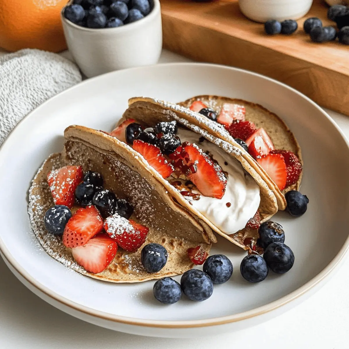 Pancake Tacos for a Fun, Quick Vegan Breakfast Delight