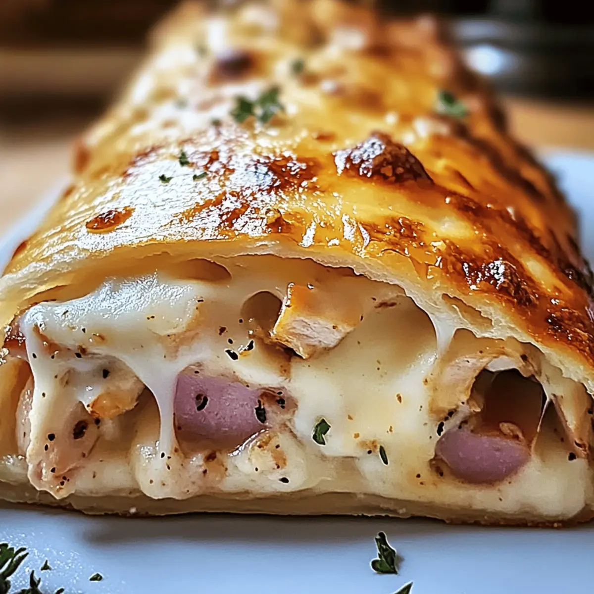 Delicious Chicken Cordon Bleu Stromboli for Cozy Nights