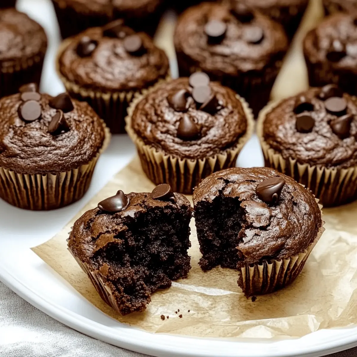 Vegan Chocolate Protein Muffins That Are Incredibly Moist