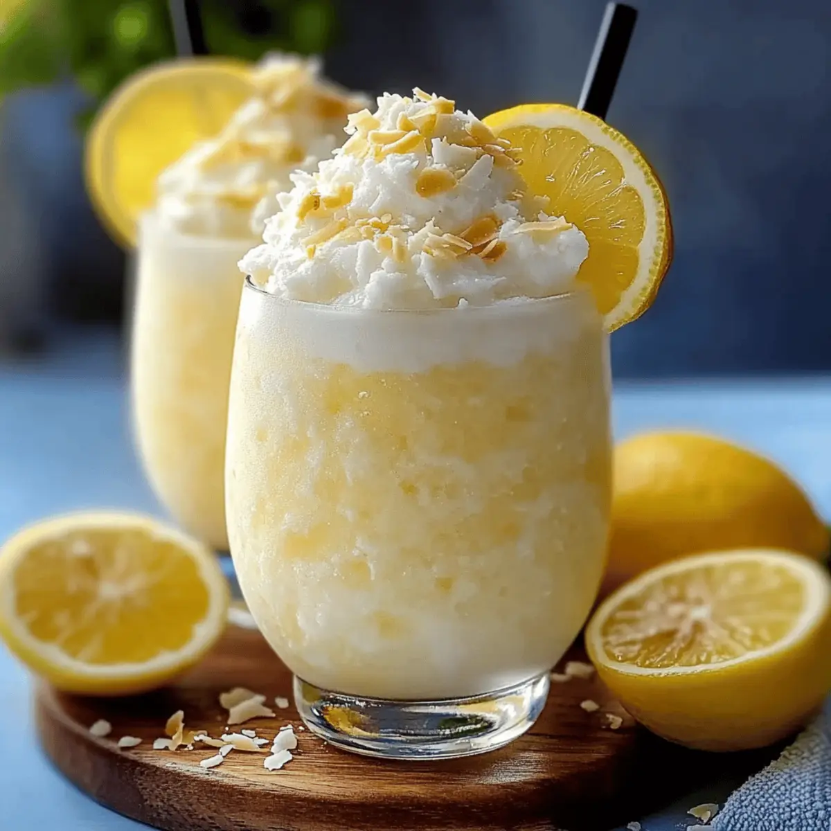 Frozen Coconut Lemonade for the Ultimate Summer Chill