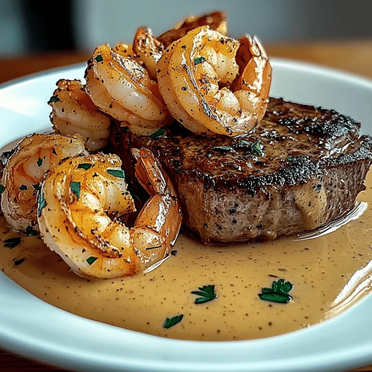 Delicious Steak in Creamy Cajun Shrimp Sauce Recipe You’ll Love
