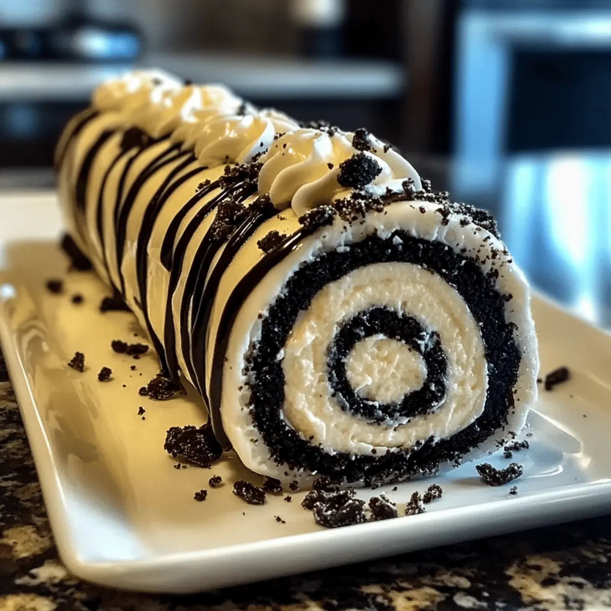 No-Bake Oreo Cheesecake Sushi Rolls for Easy Dessert Fun