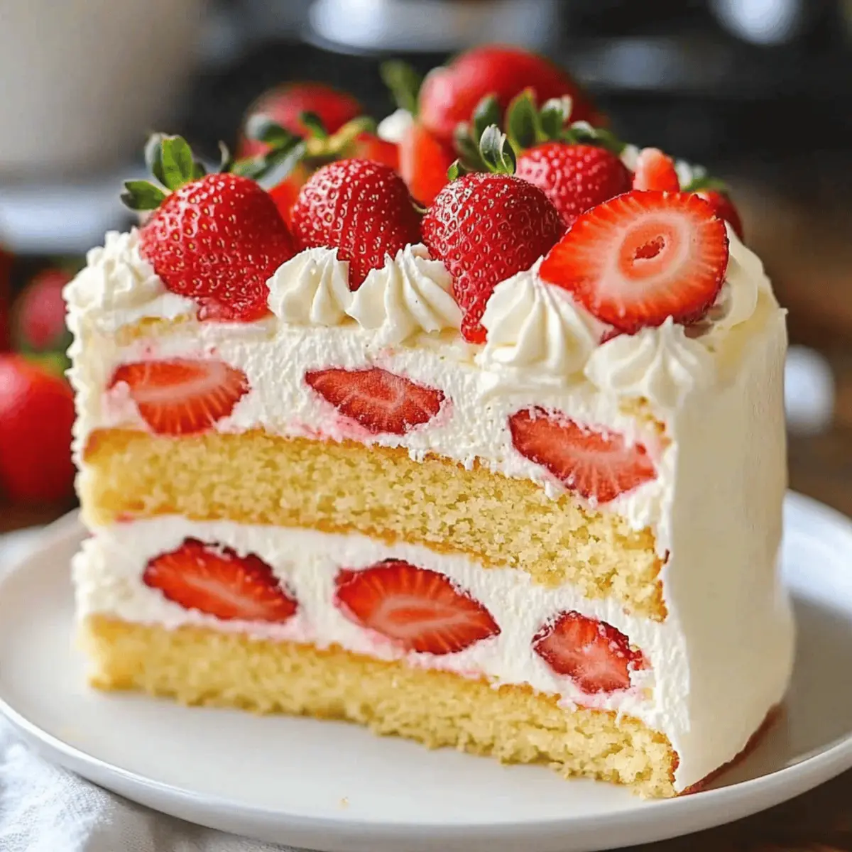 Strawberries and Cream Cake: A Layered Dreamy Delight