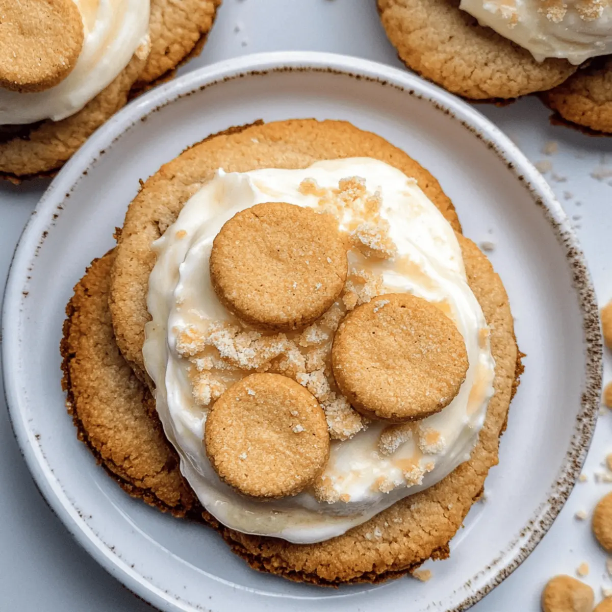 Irresistibly Chewy Banana Pudding Cookies for Dessert Joy
