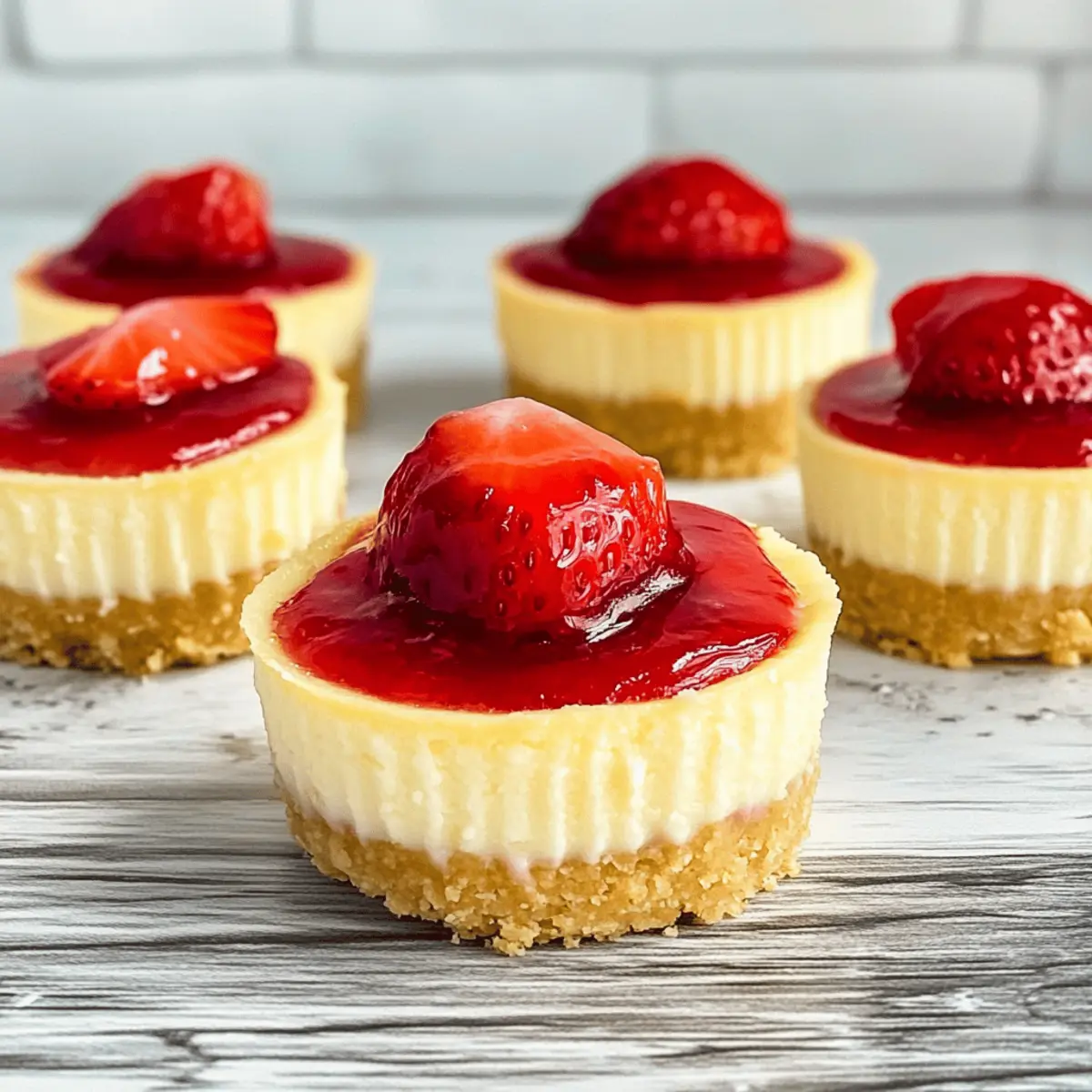 Delight in Easy Mini Strawberry Cheesecakes for Spring Bliss
