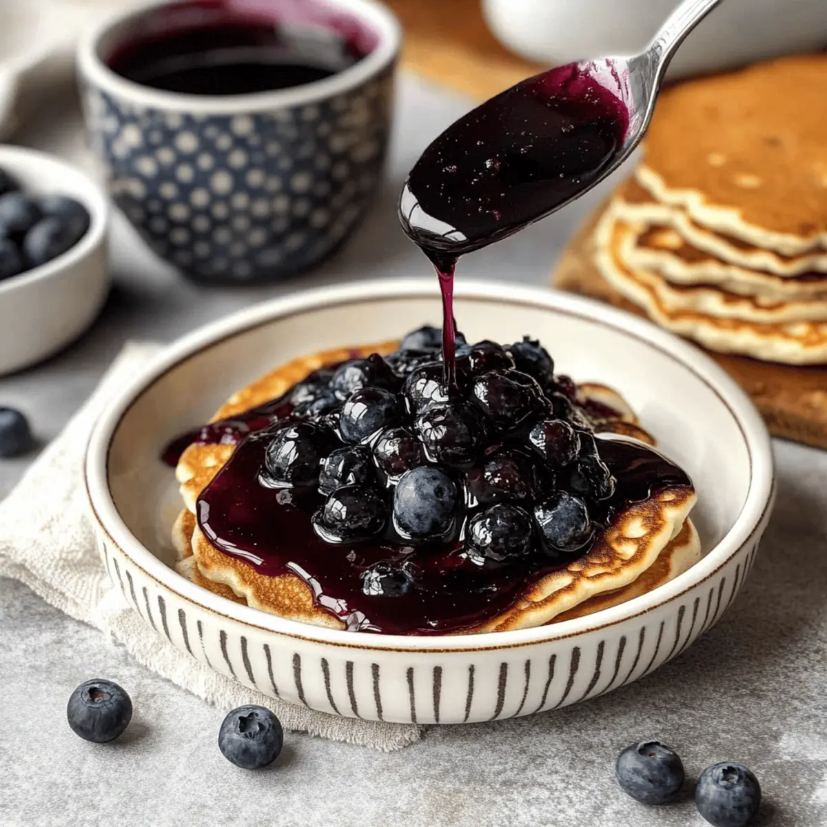 Delicious Blueberry Pancake Syrup in Just 20 Minutes