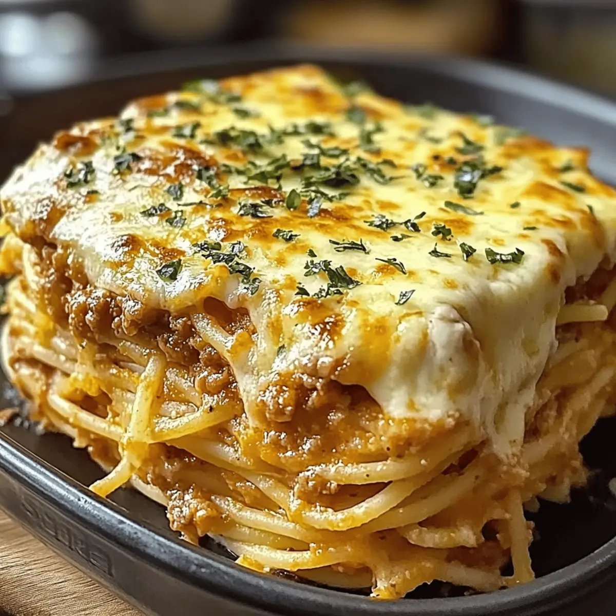 Baked Cream Cheese Spaghetti Casserole for Cozy Family Nights