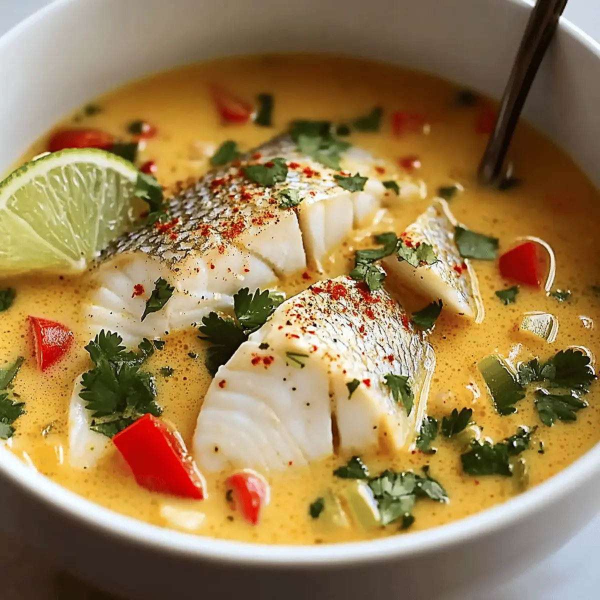 Coconut Lime Fish Soup: A Tropical Escape in Every Spoon