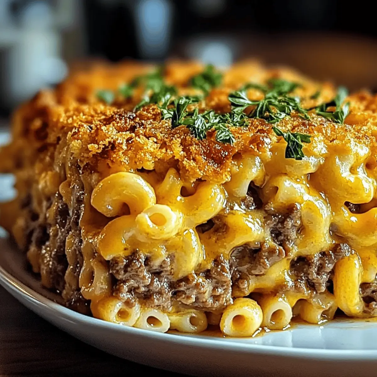 Hearty Mac and Cheese Meatloaf Casserole for Cozy Nights