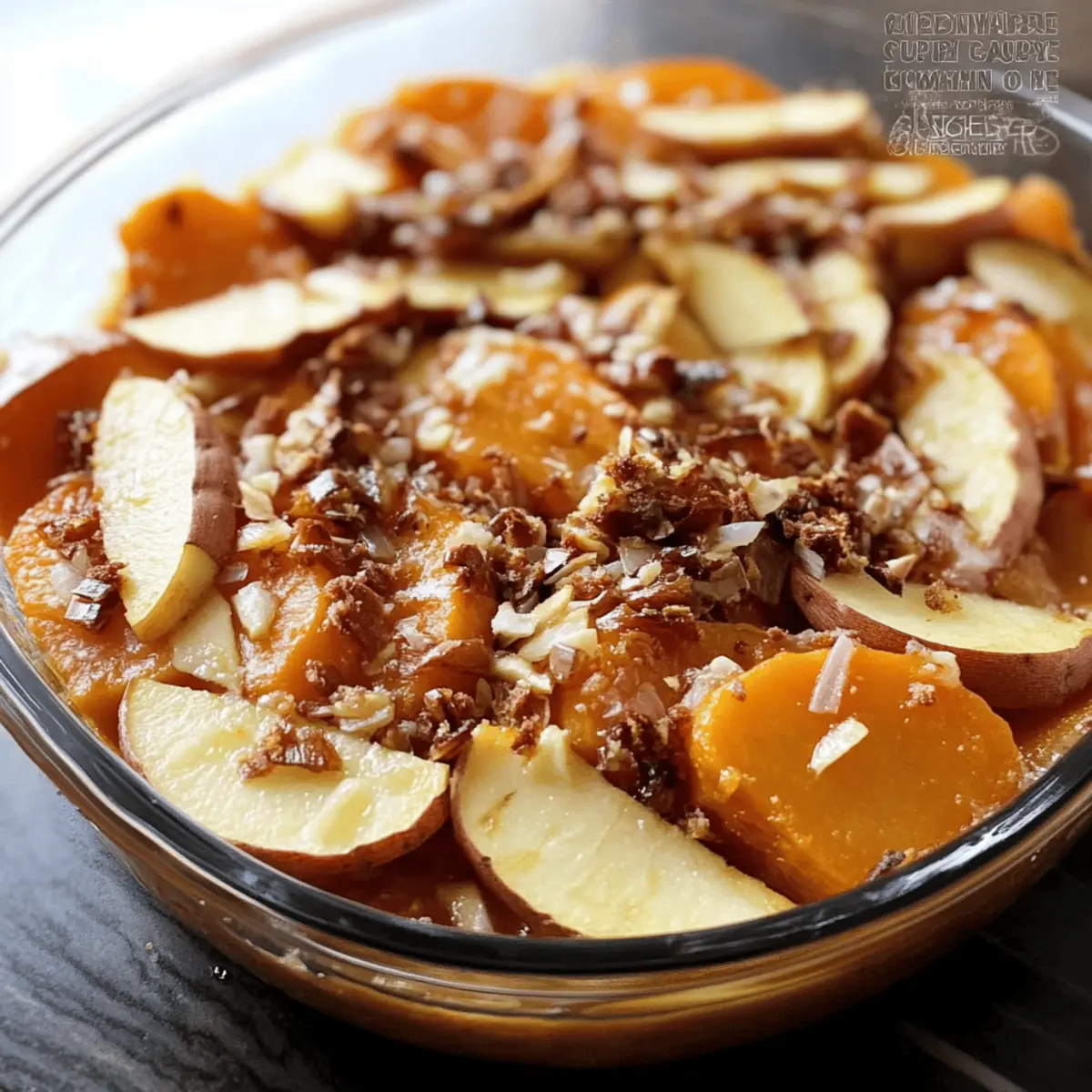 Honey Glazed Apple & Sweet Potato Casserole for Cozy Holidays