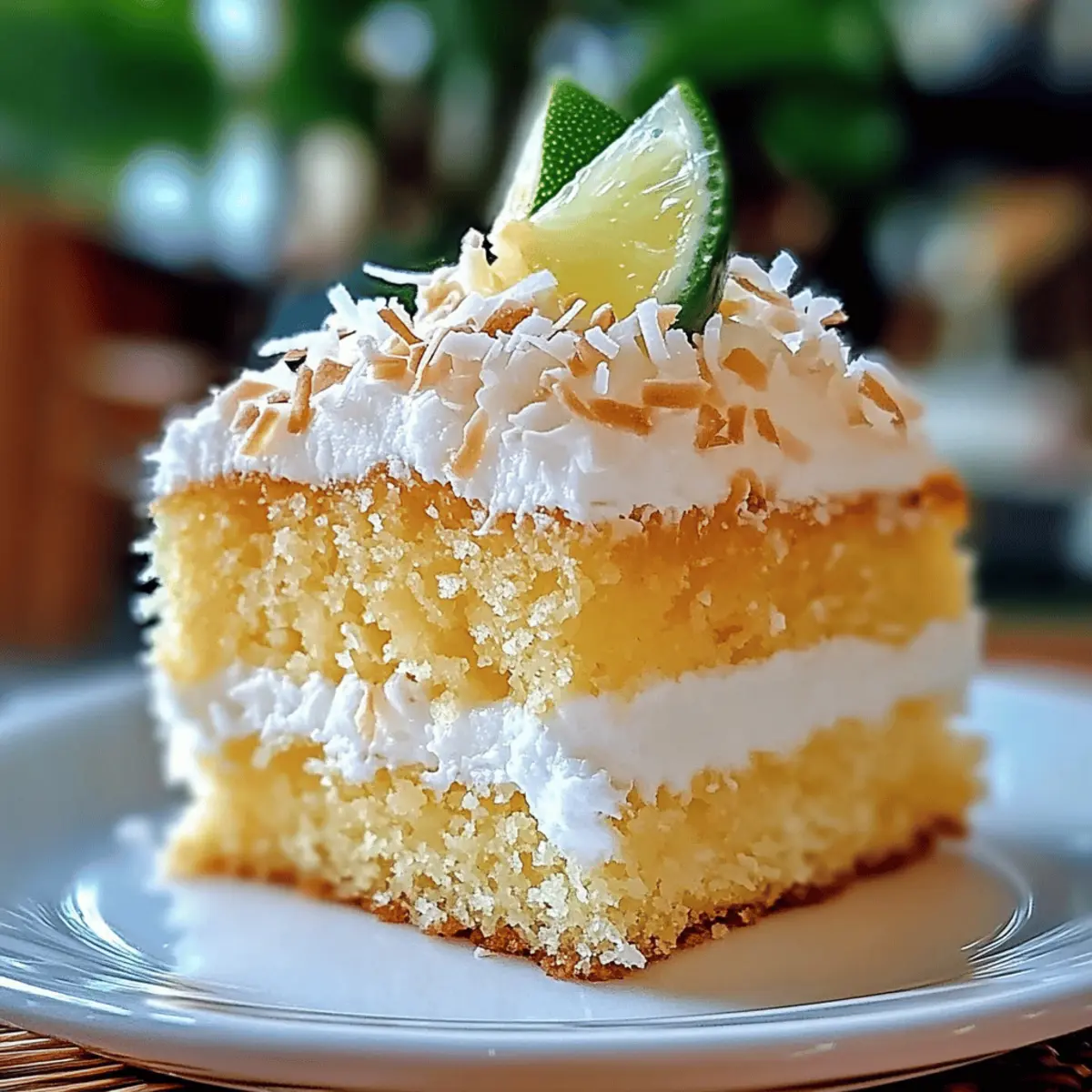 Pineapple Coconut Dream Cake - A Tropical Escape at Home