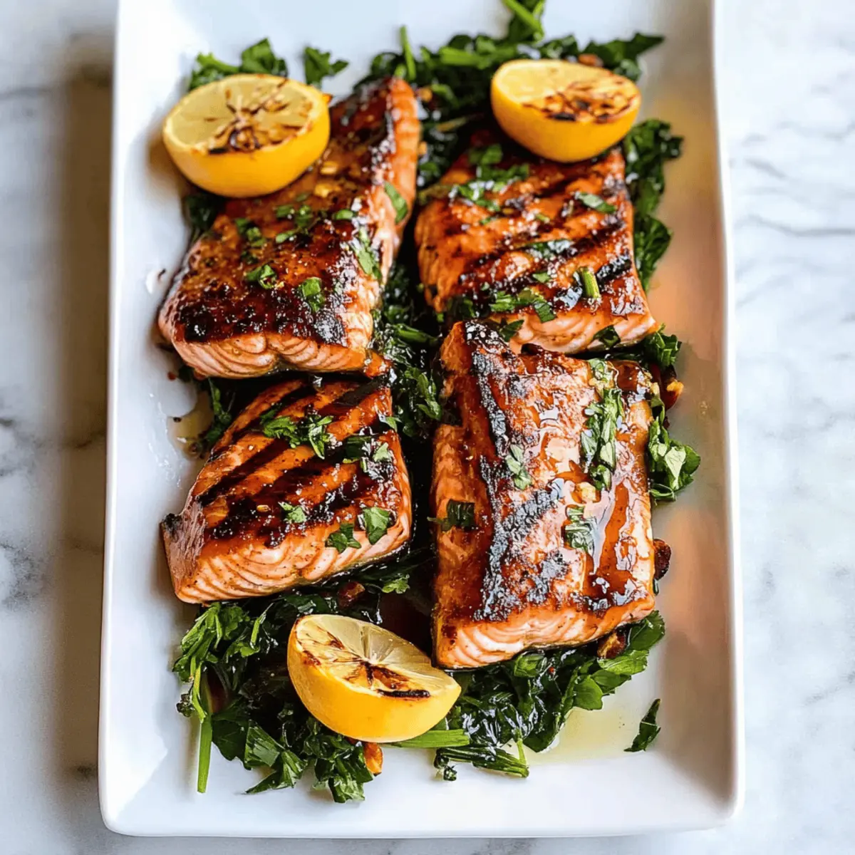 Sweet Glazed Grilled Salmon for a Flavorful Dinner Delight