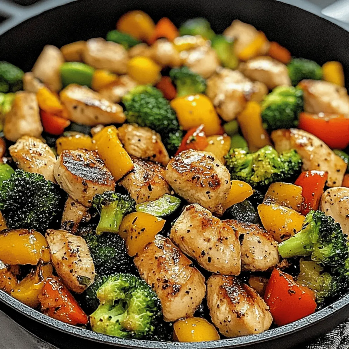 Sizzling Chicken and Vegetables Skillet for Busy Nights