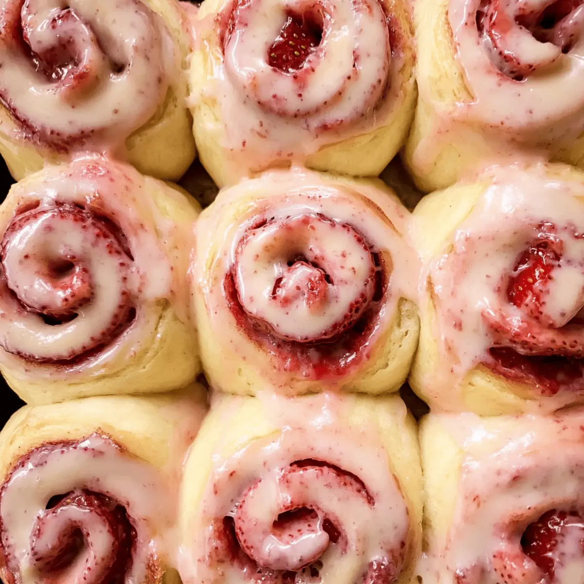 Soft Strawberry Cinnamon Rolls for a Sweet Summer Morning